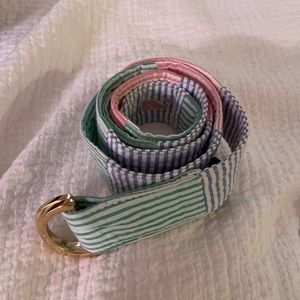 Vineyard Vines Seersucker Belt